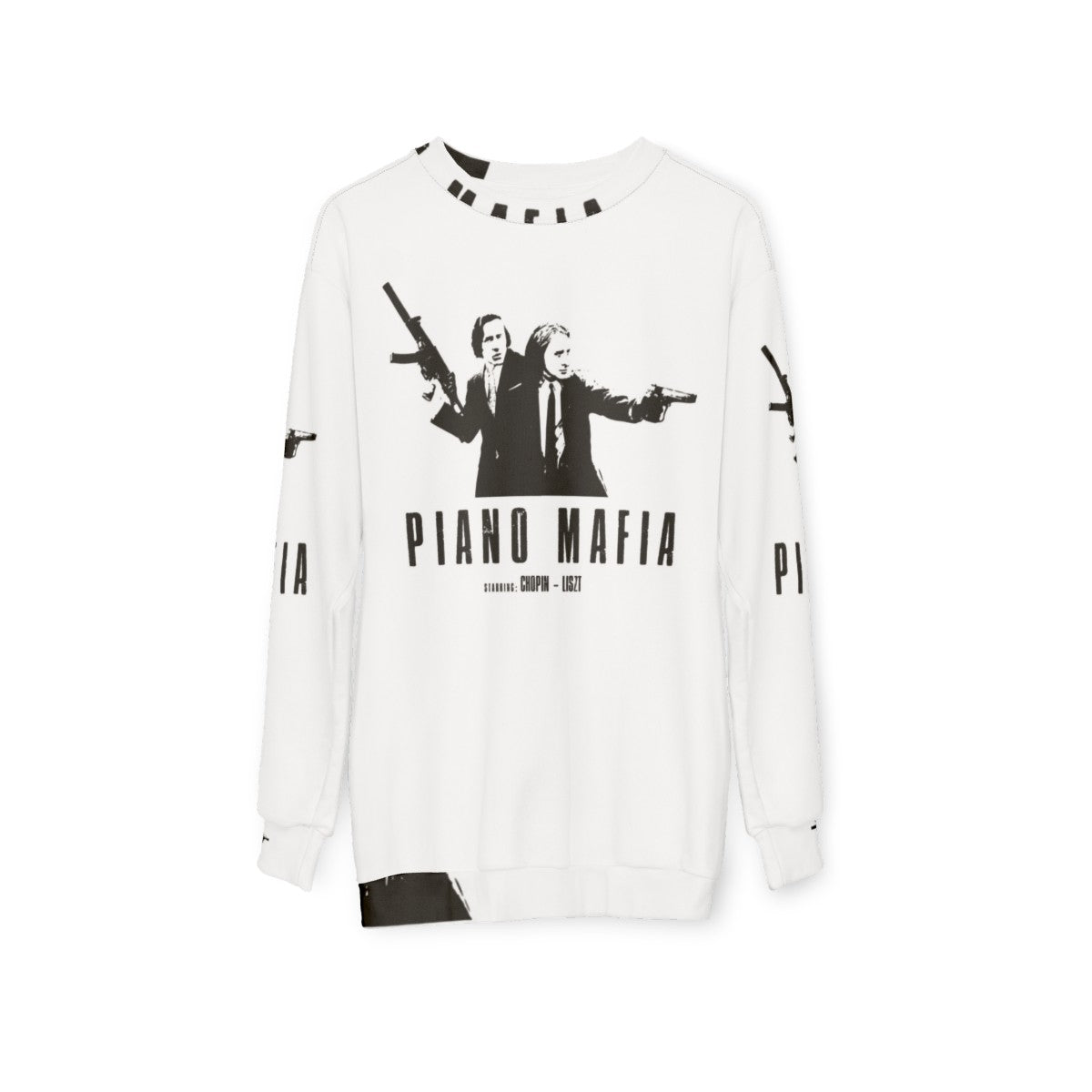 Piano Mafia Chopin Liszt Sweatshirt - hanging