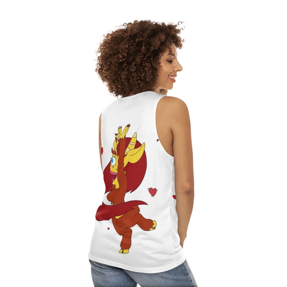 Unisex Big Mouth Connie Dance Tank Top - women back