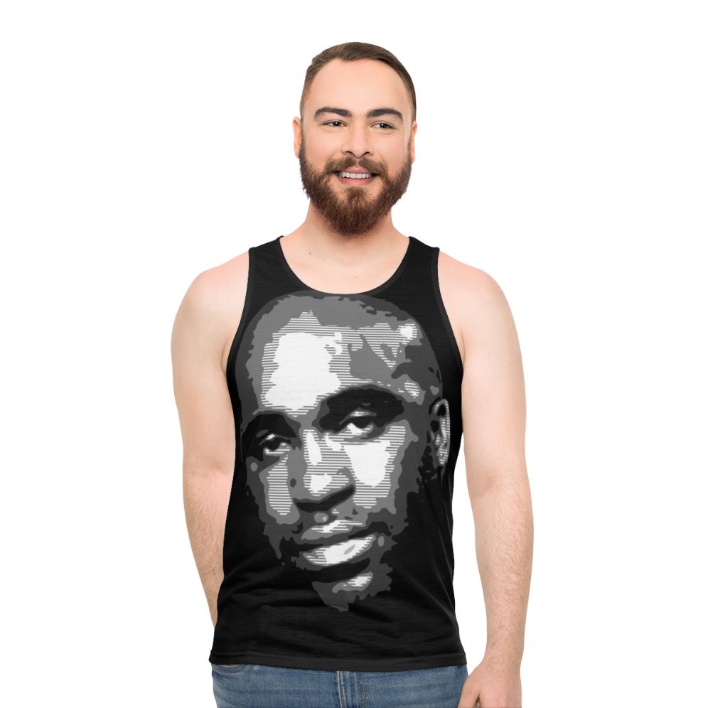 Unisex cotton tank top for summer - men