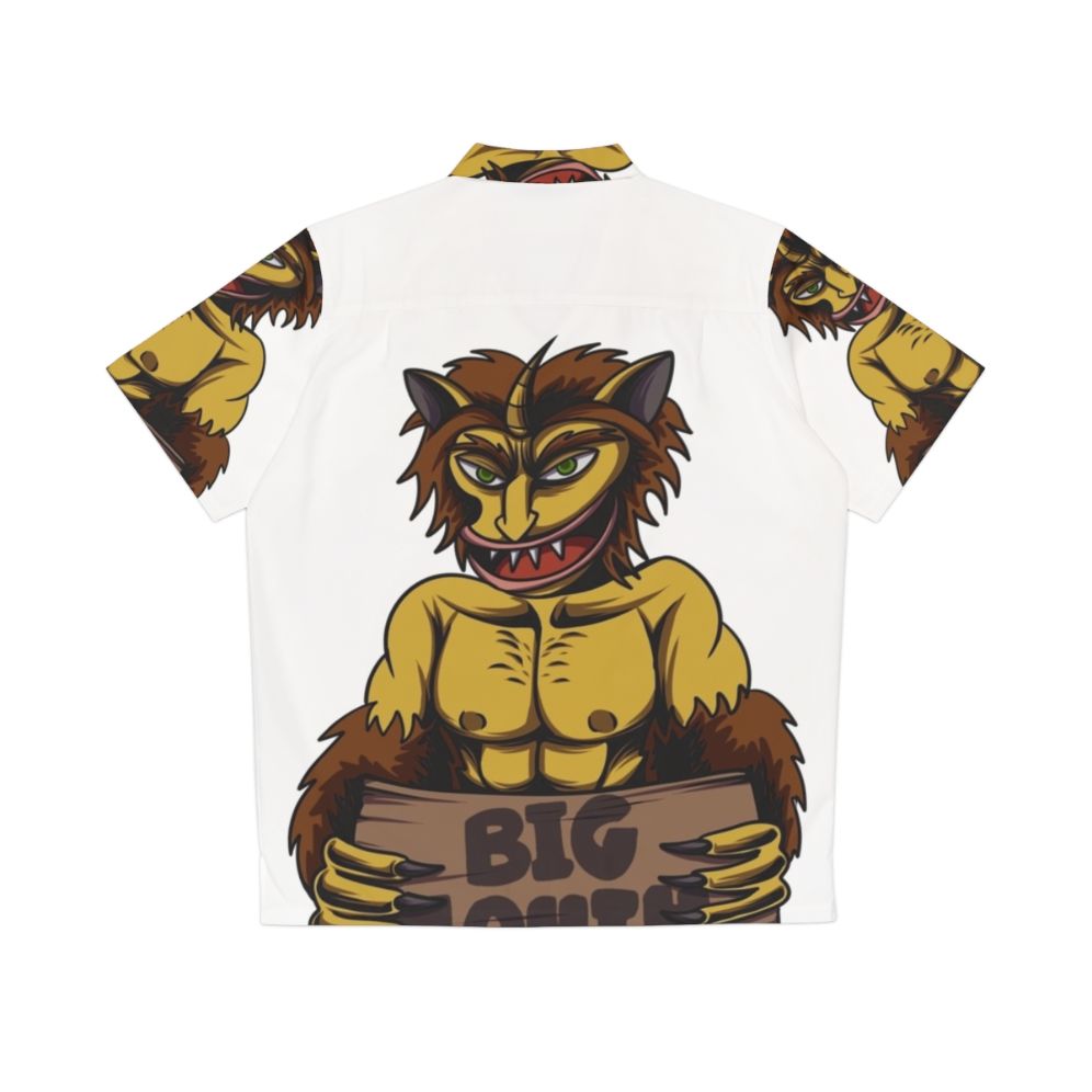 "Big Mouth" Netflix Hawaiian Shirt with Hormone Monster Graphics - Back