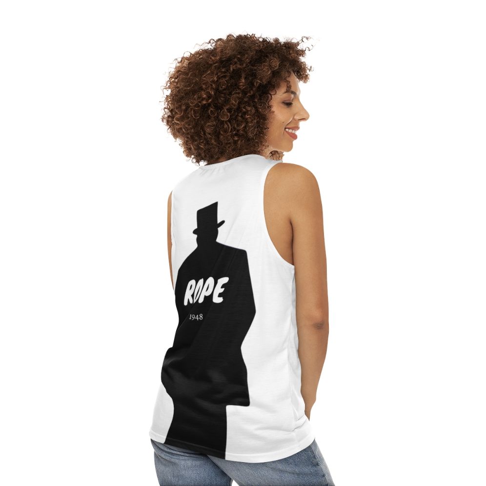 Alfred Hitchcock movie unisex tank top - women back