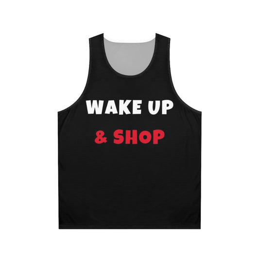 Unisex tank top featuring a design for those who love to wake up and pursue their activities and hobbies