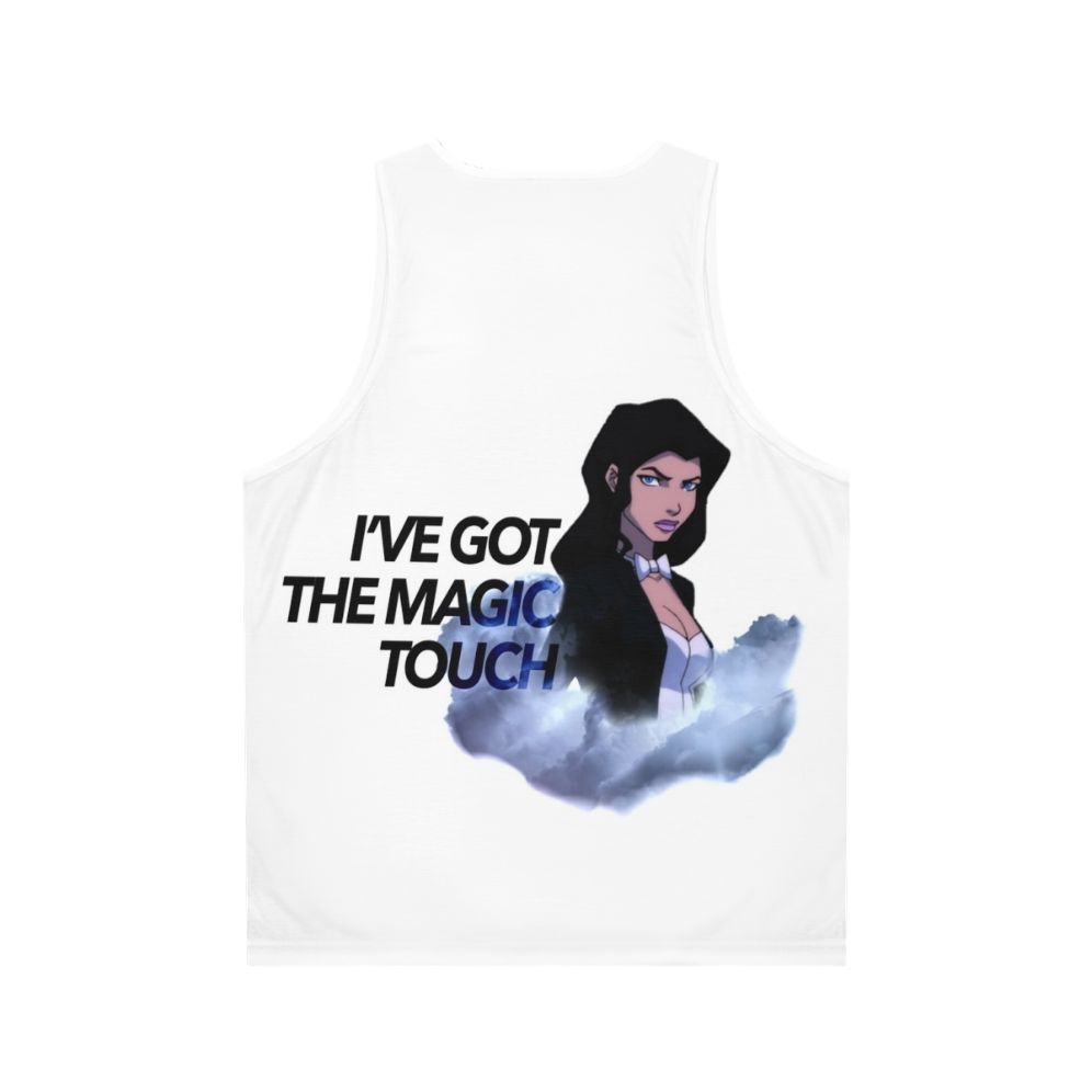 Zatanna magician cartoon superhero tank top - Back