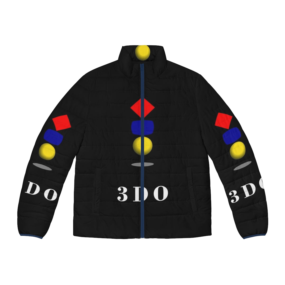 3Do Company Logo Classic T-Shirt Puffer Jacket