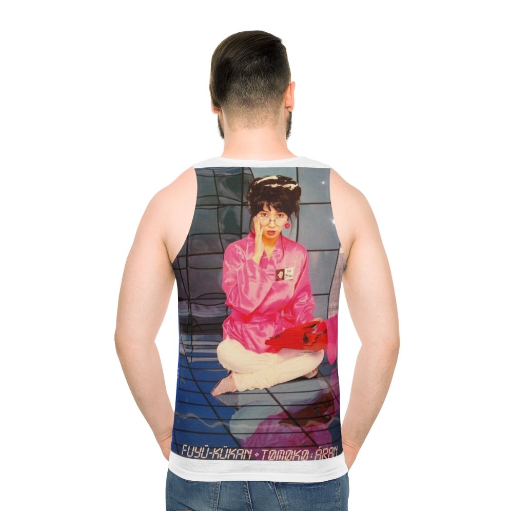 Retro tank top with 'I'm in Love' design by Tomoko Aran - men back