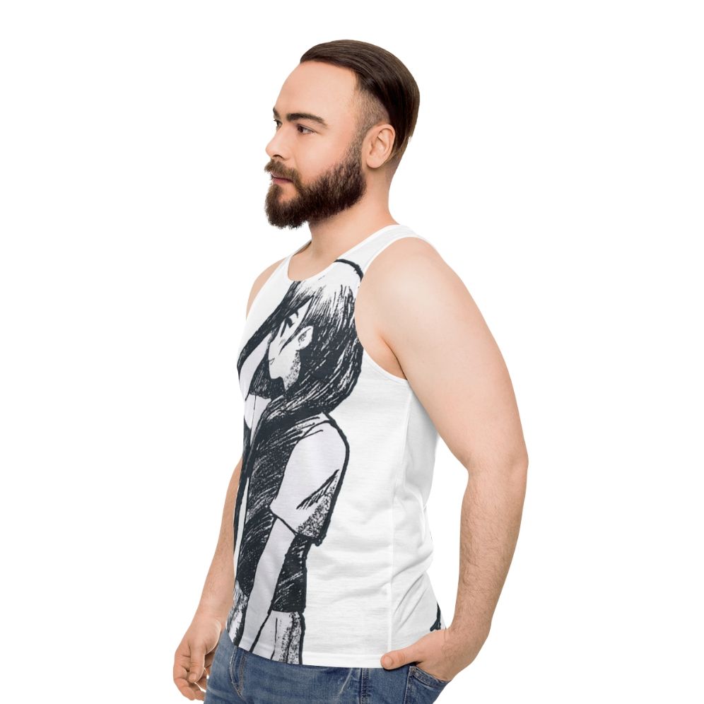 Omori Anime Unisex Tank Top - men side