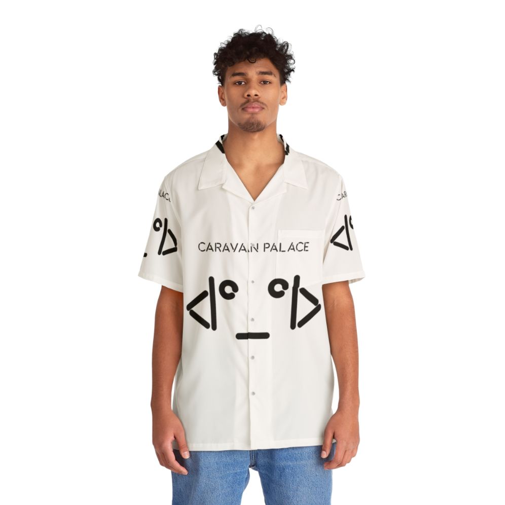 Caravan Palace Electroswing Hawaiian Shirt - People Front