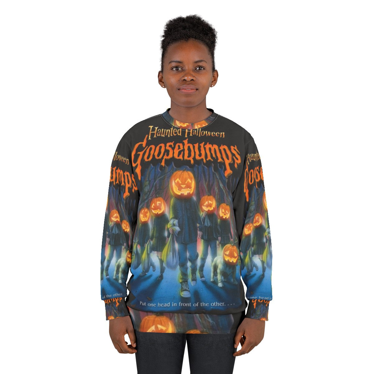 Haunted Halloween Goosebumps Sweatshirt - women