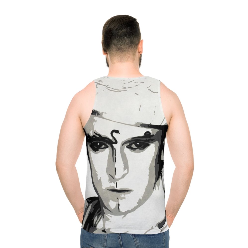 Visage 'Fade to Grey' unisex 80s tank top - men back