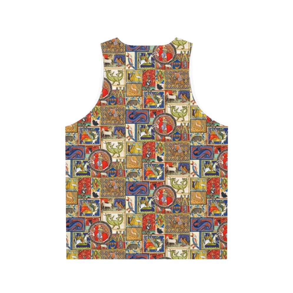 Mythical Beasts Heraldic Unisex Tank Top - Back