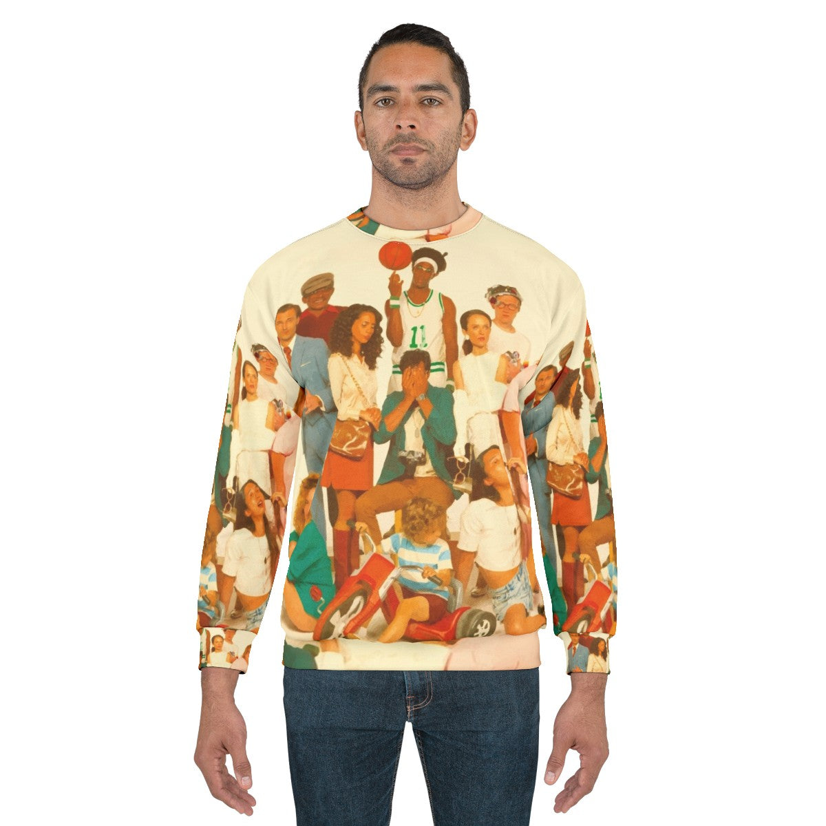 Glass Animals "How To Be A Human Being" Colorful Sweatshirt - men