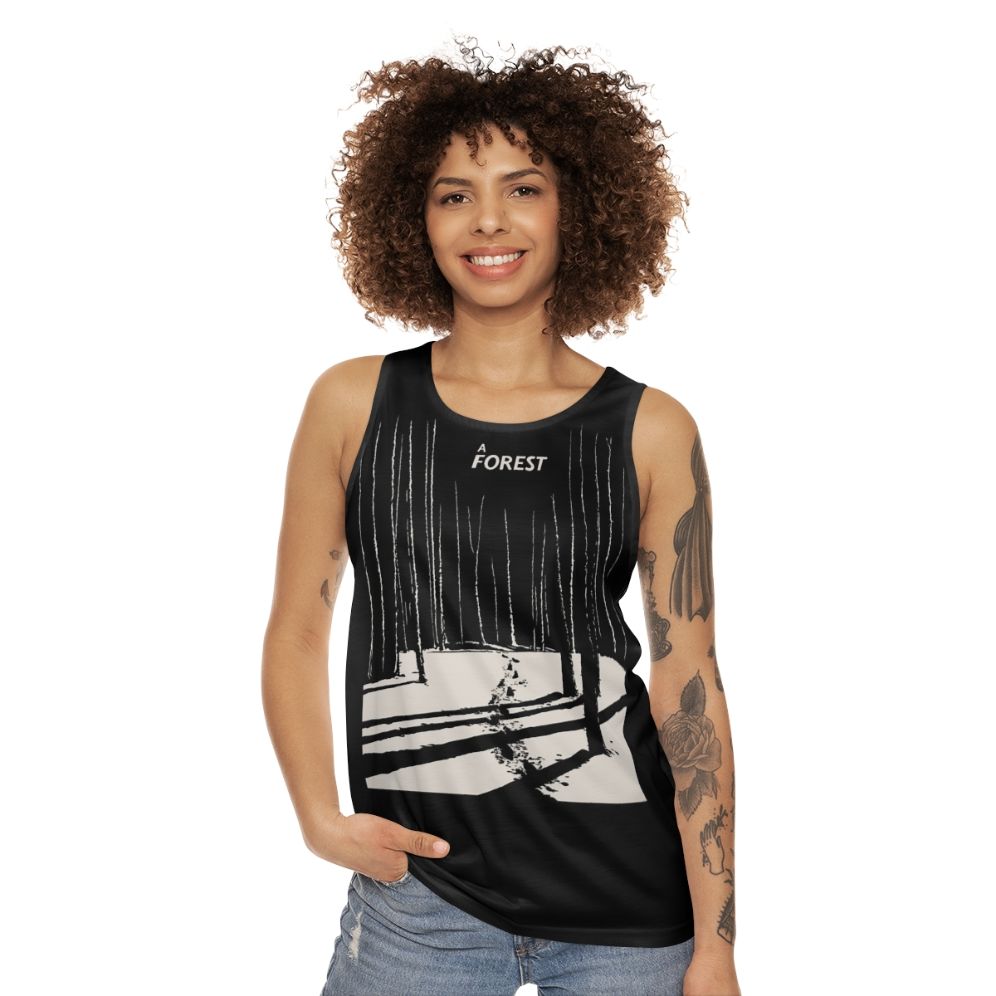 The Cure A Forest Winter Unisex Tank Top - women