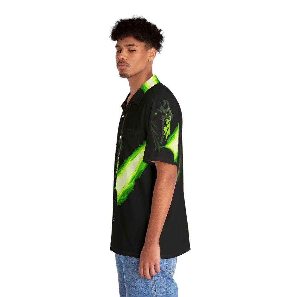 Zeratul Inspired Hawaiian Shirt - Protoss Themed Starcraft Merchandise - People Left