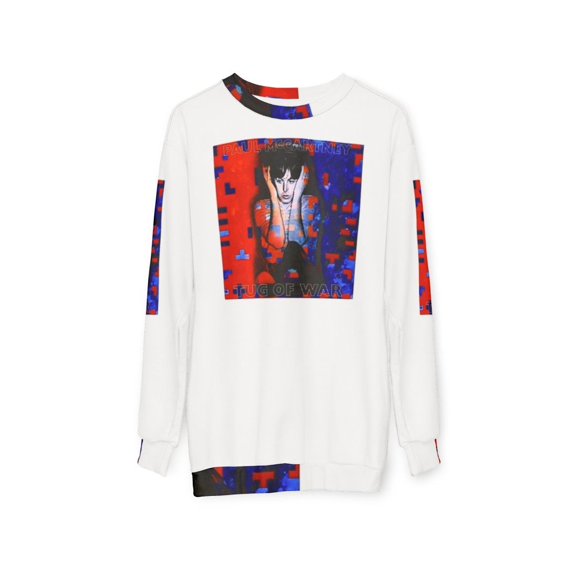 Mccartney Beatle Sweatshirt with 60s Music Graphic - hanging