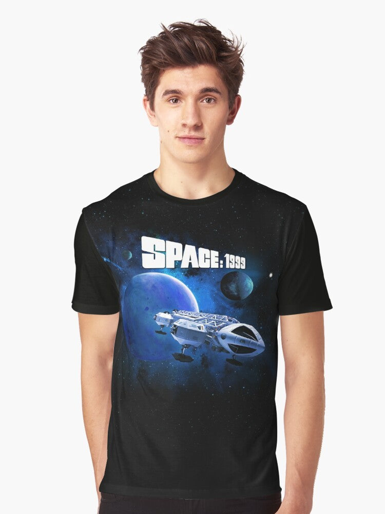 Space 1999 Eagle Model 1 sci-fi retro graphic t-shirt - Men