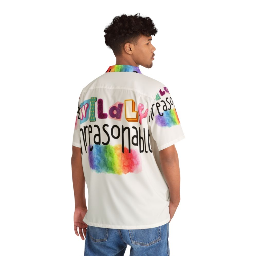 Vibrant LGBTQ+ Pride Hawaiian Shirt - People Back