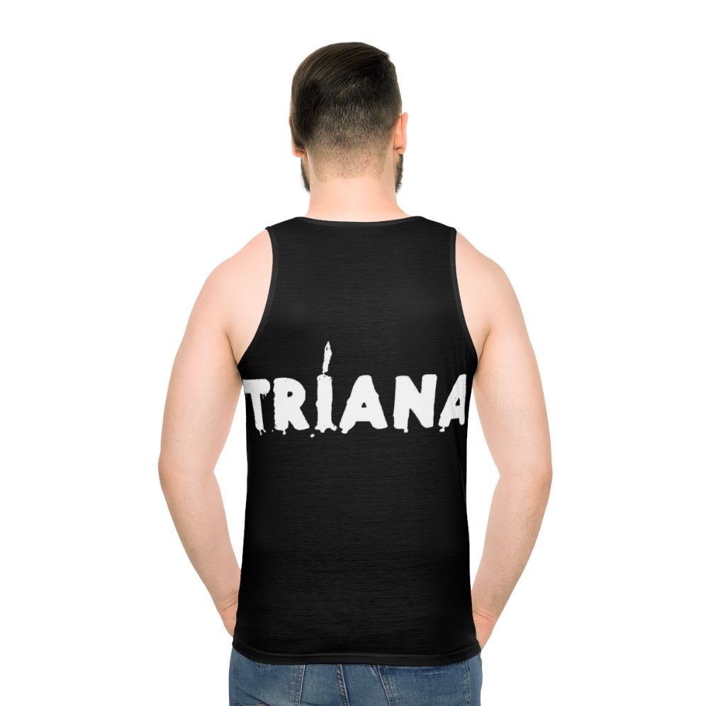 Triana Spanish Rock Band Unisex Tank Top - men back