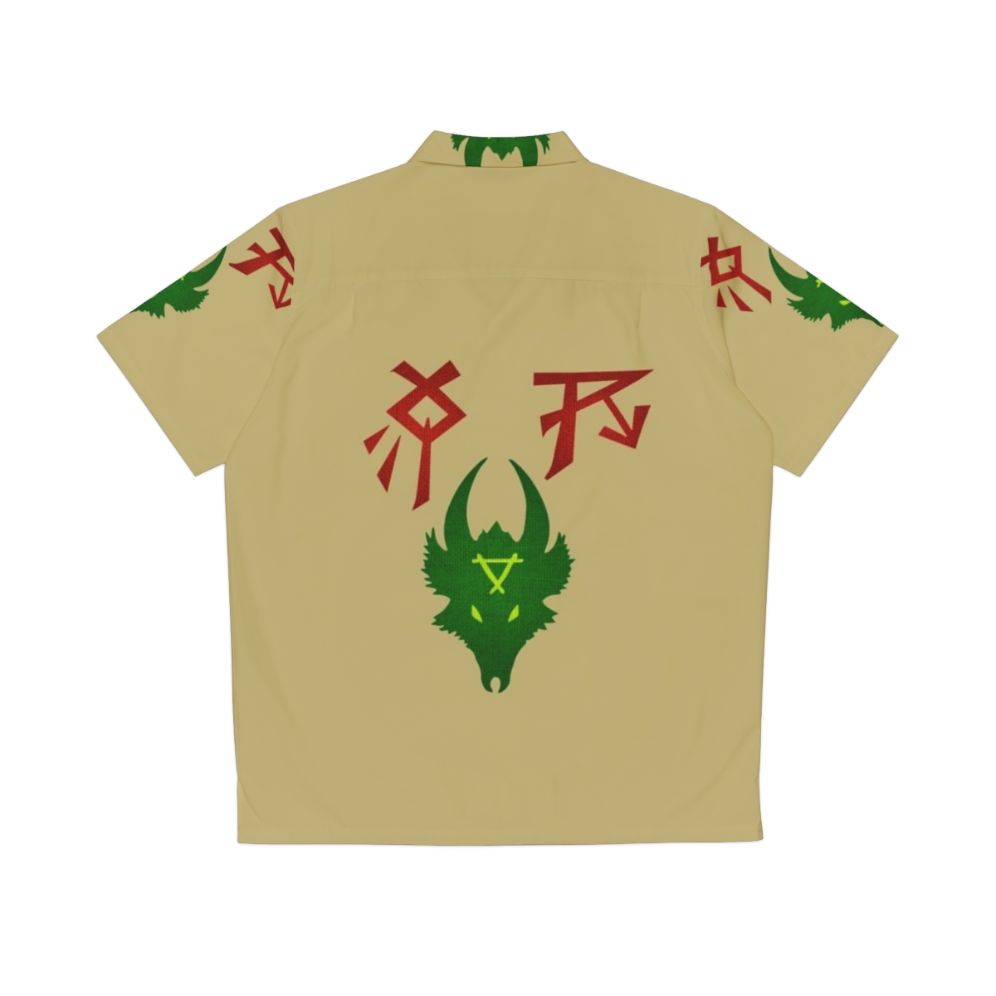 forbidden workshop ikit claw warlock engineer hawaiian shirt - Back