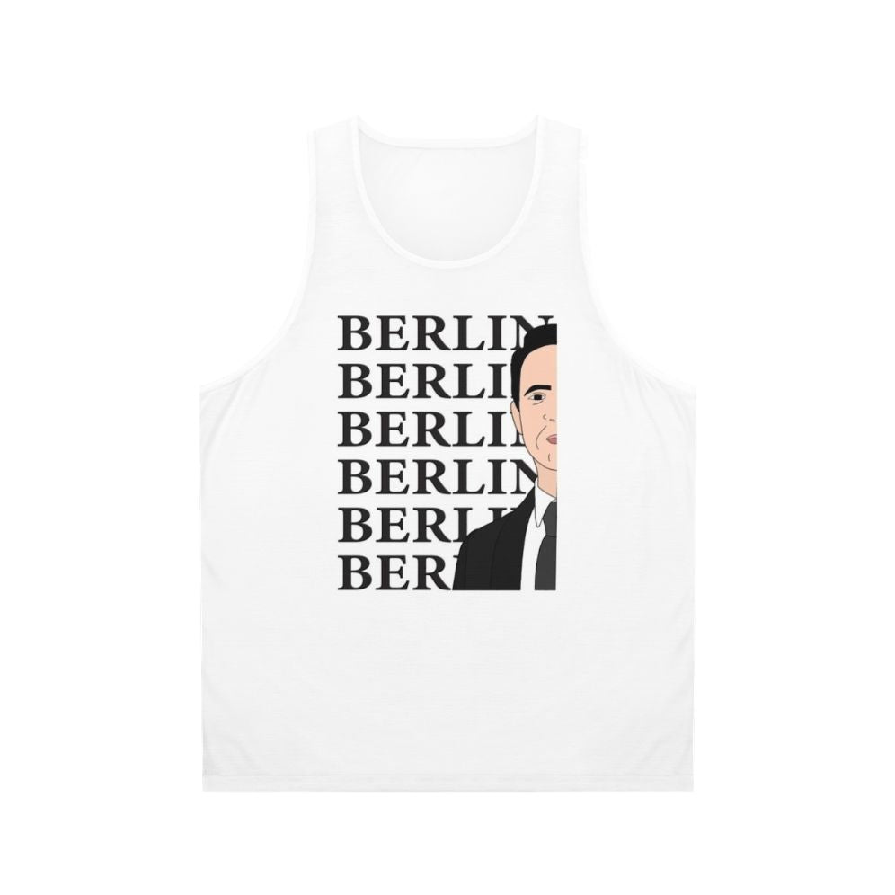 Money Heist Berlin Typography Unisex Tank Top