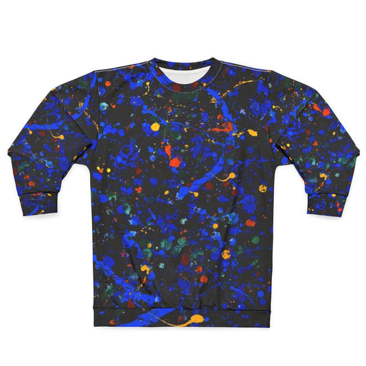 Abstract 909 Pollock-inspired sweatshirt