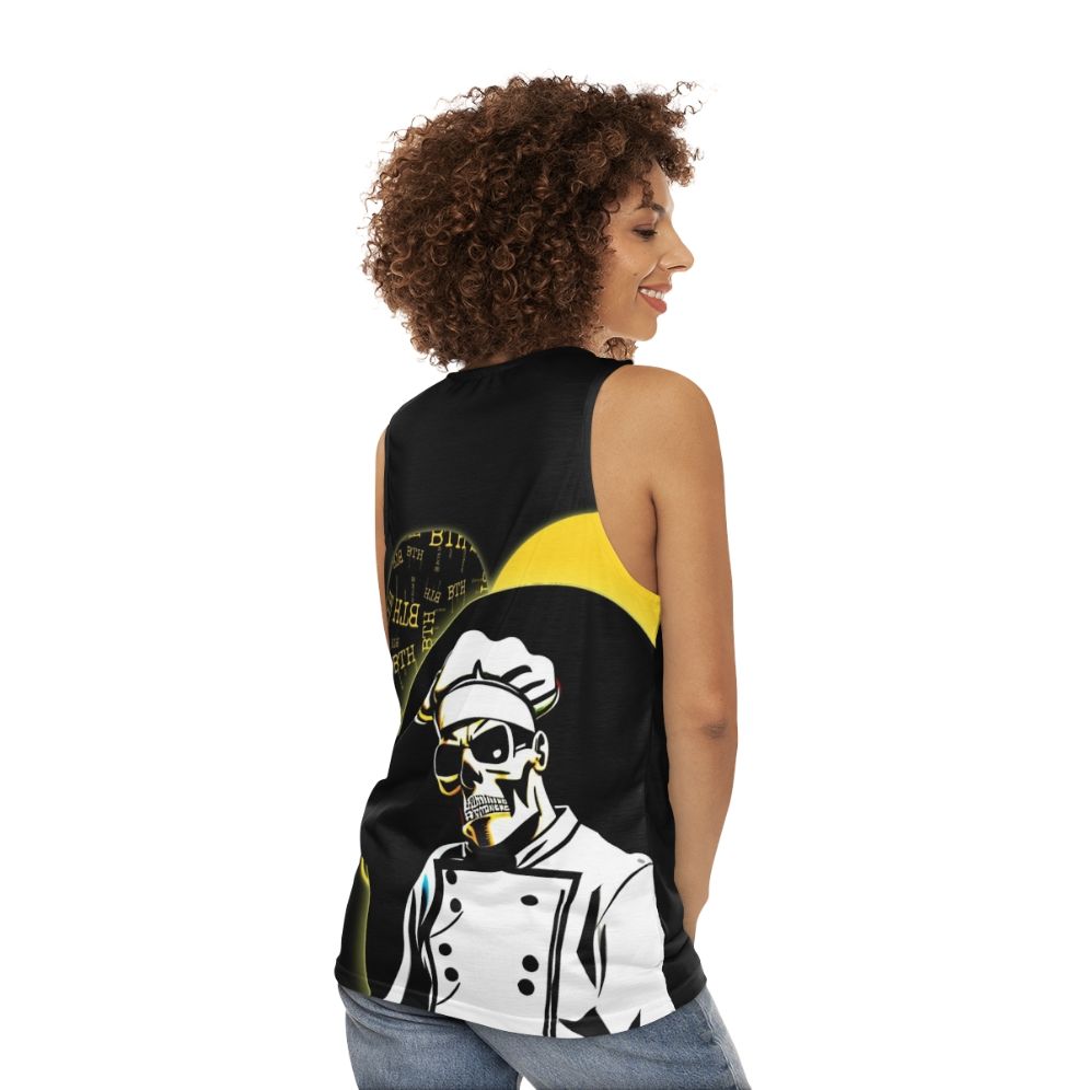 Badass Chef Unisex Cooking Tank Top - women back