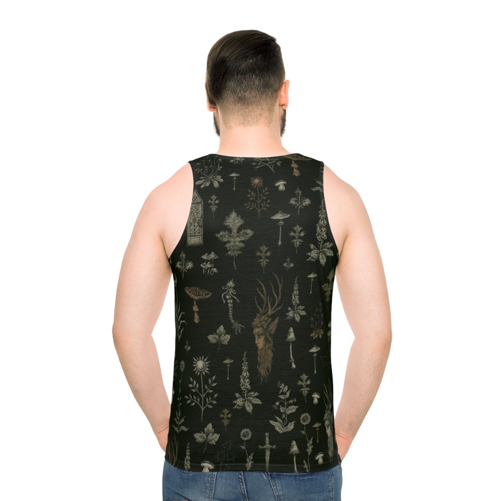 Enchanting Forest Guardian Unisex Tank Top - men back