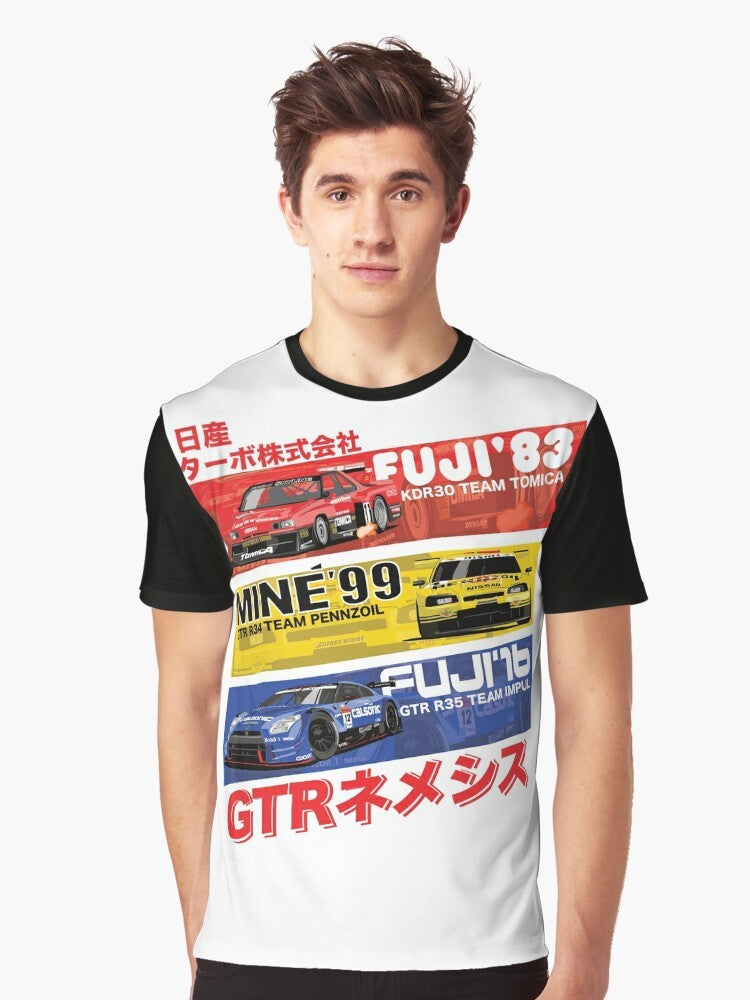 Nissan GTR JDM Racing Graphic T-Shirt - Men