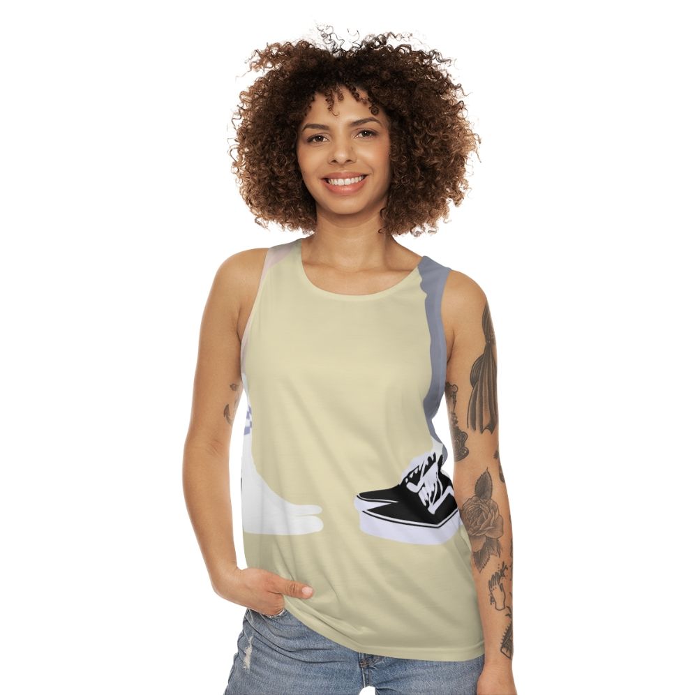 Unisex tank top featuring Nick and Charlie from the Netflix series Heartstopper - women