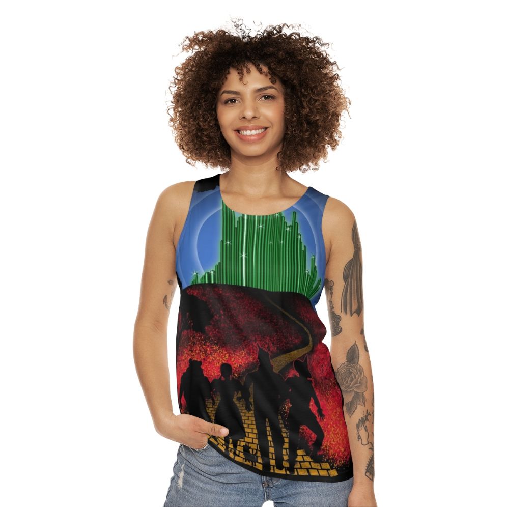 Wizard of Oz "Yellow Brick Road" Unisex Tank Top - women