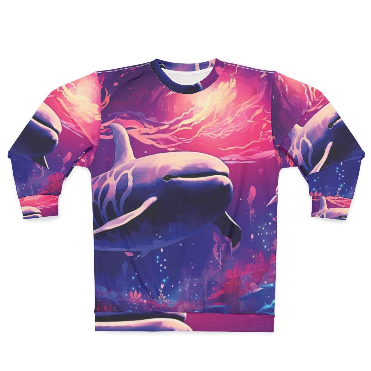 Legendary ocean animals sweatshirt featuring fantasy art by Brianm