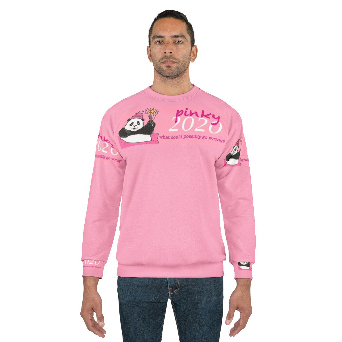 Pinky 2020 Panda Political Sweatshirt - men