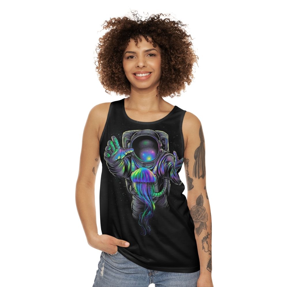 Unisex Galactic Space Astronaut Tank Top - women