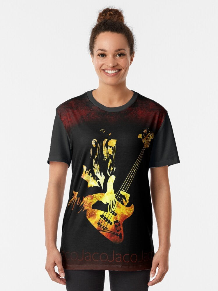 Jaco Pastorius Fender Jazz Bass Graphic T-Shirt - Women