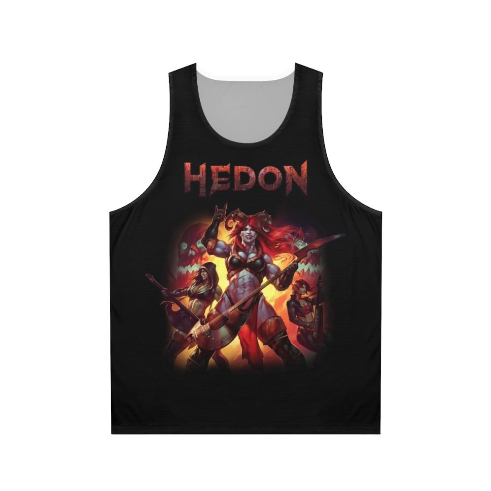 Hedon album cover art unisex tank top