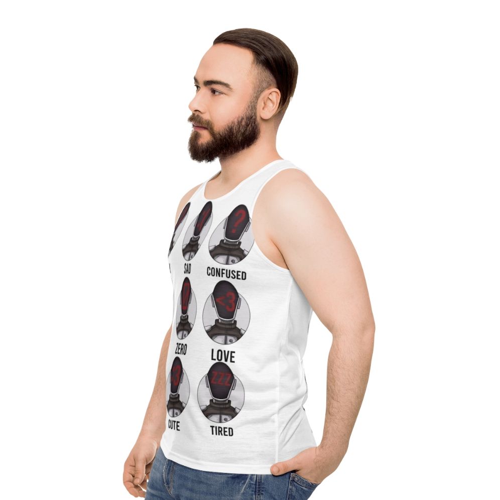 Borderlands Zer0 Facial Expressions Gaming Tank Top - men side