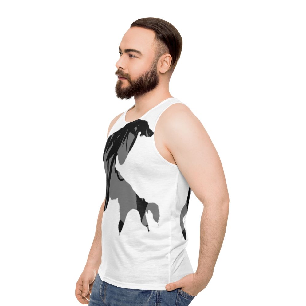 Unisex Panther Graphic Tank Top - men side