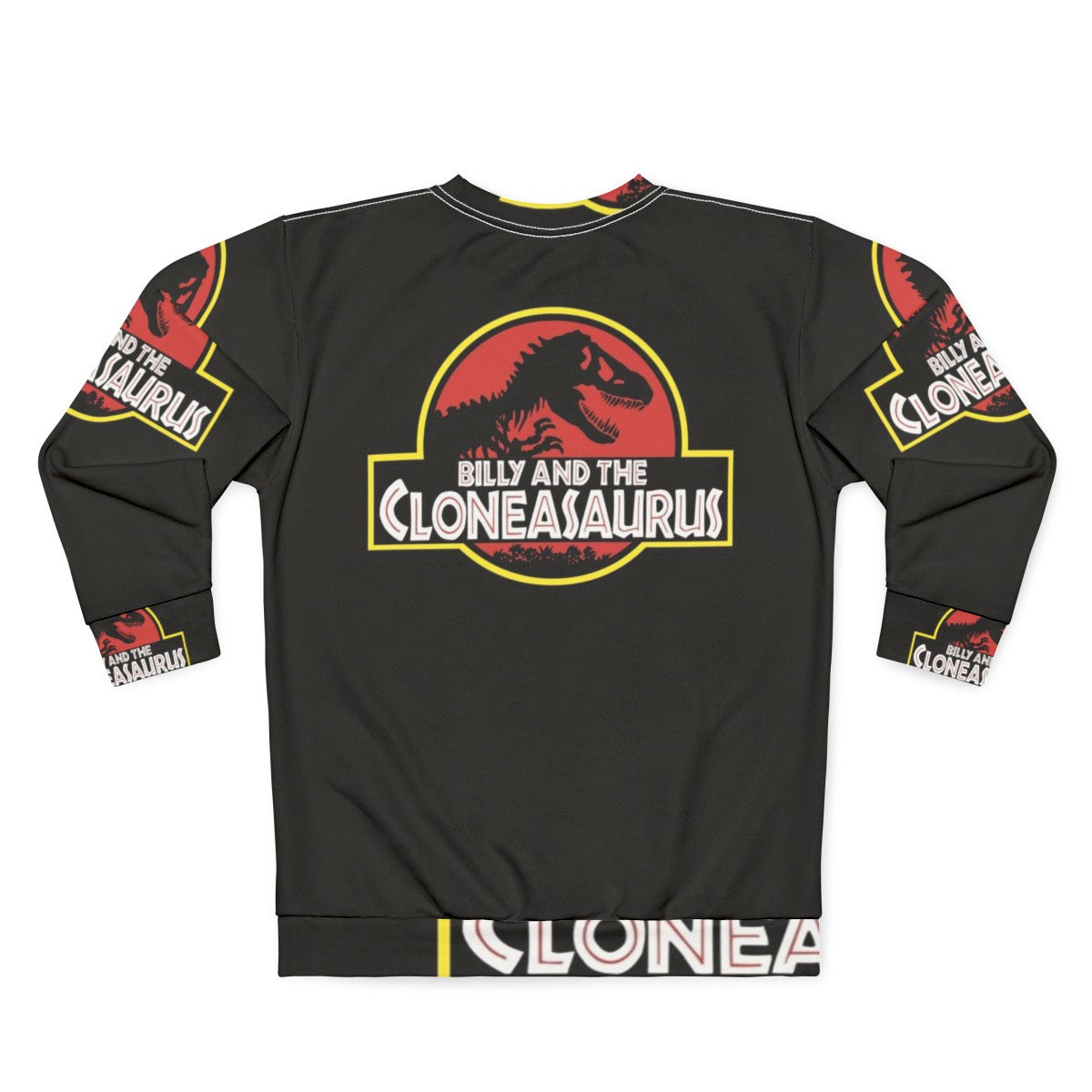 Billy And The Cloneasaurus Simpsons Parody Sweatshirt - Back