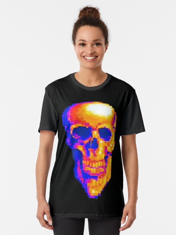 Sam Hyde Million Dollar Extreme World Peace Skull Graphic T-Shirt - Women