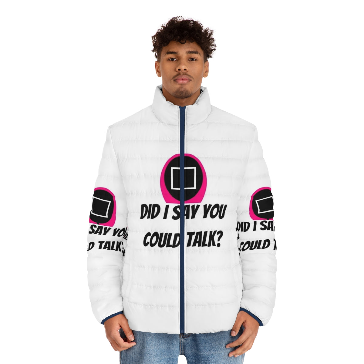 Squid Game Puffer Jacket - Netflix Merchandise for Squidgame Fans - men front