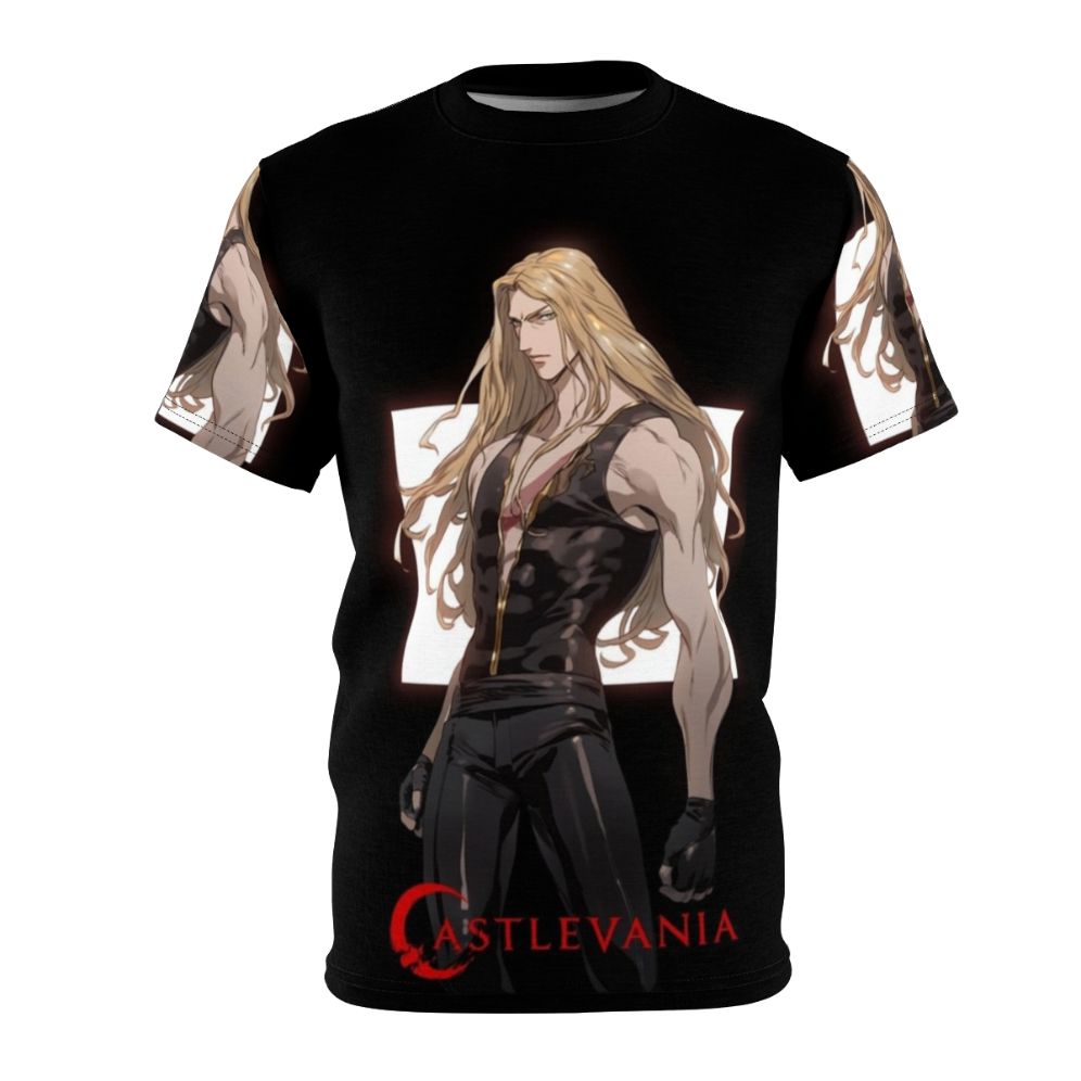 Castlevania inspired Alucard fullbody art print t-shirt