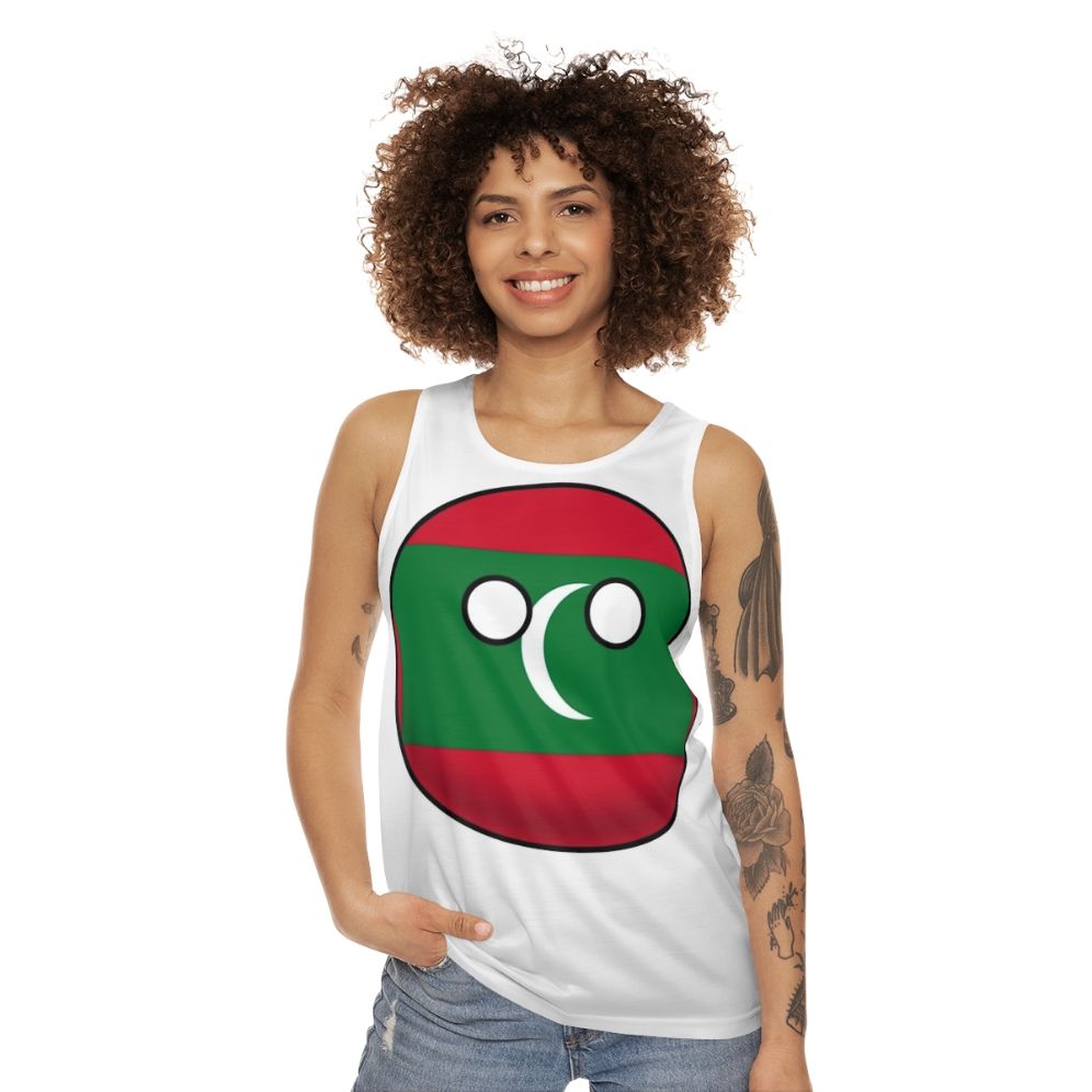 Maldives Countryball Unisex Tank Top - women