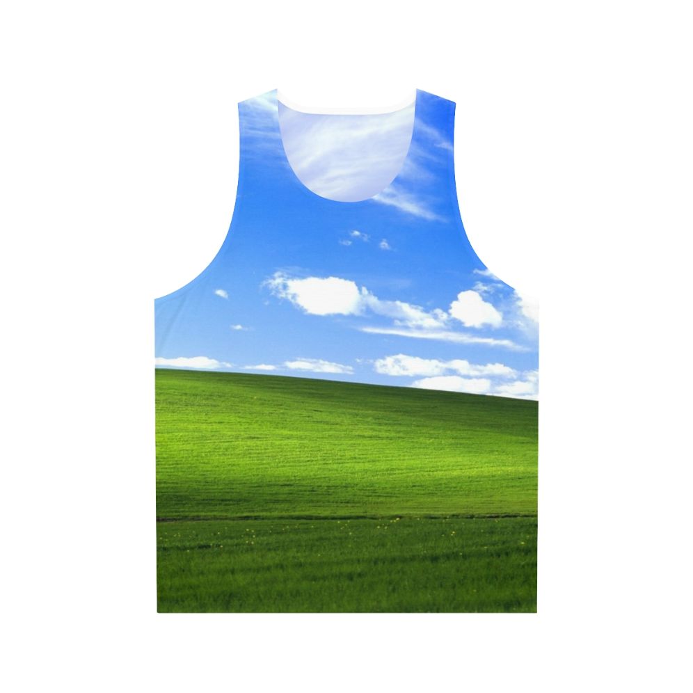 Windows XP Wallpaper Unisex Tank Top