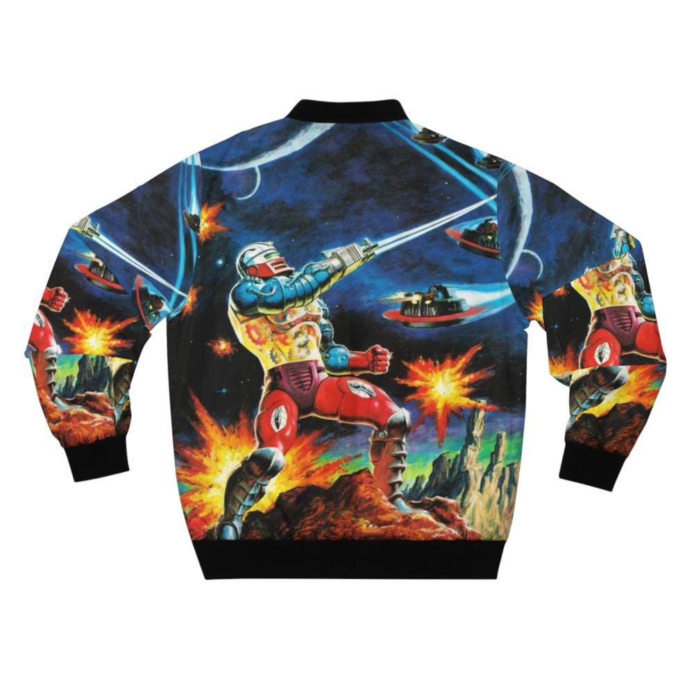 Masters of the Universe 80s-inspired bomber jacket featuring He-Man and the Eternia characters - Back