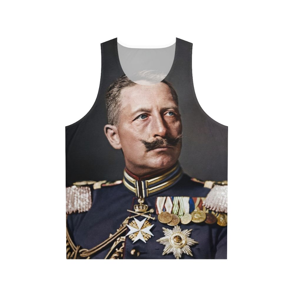 German Emperor Kaiser Wilhelm II Unisex Tank Top