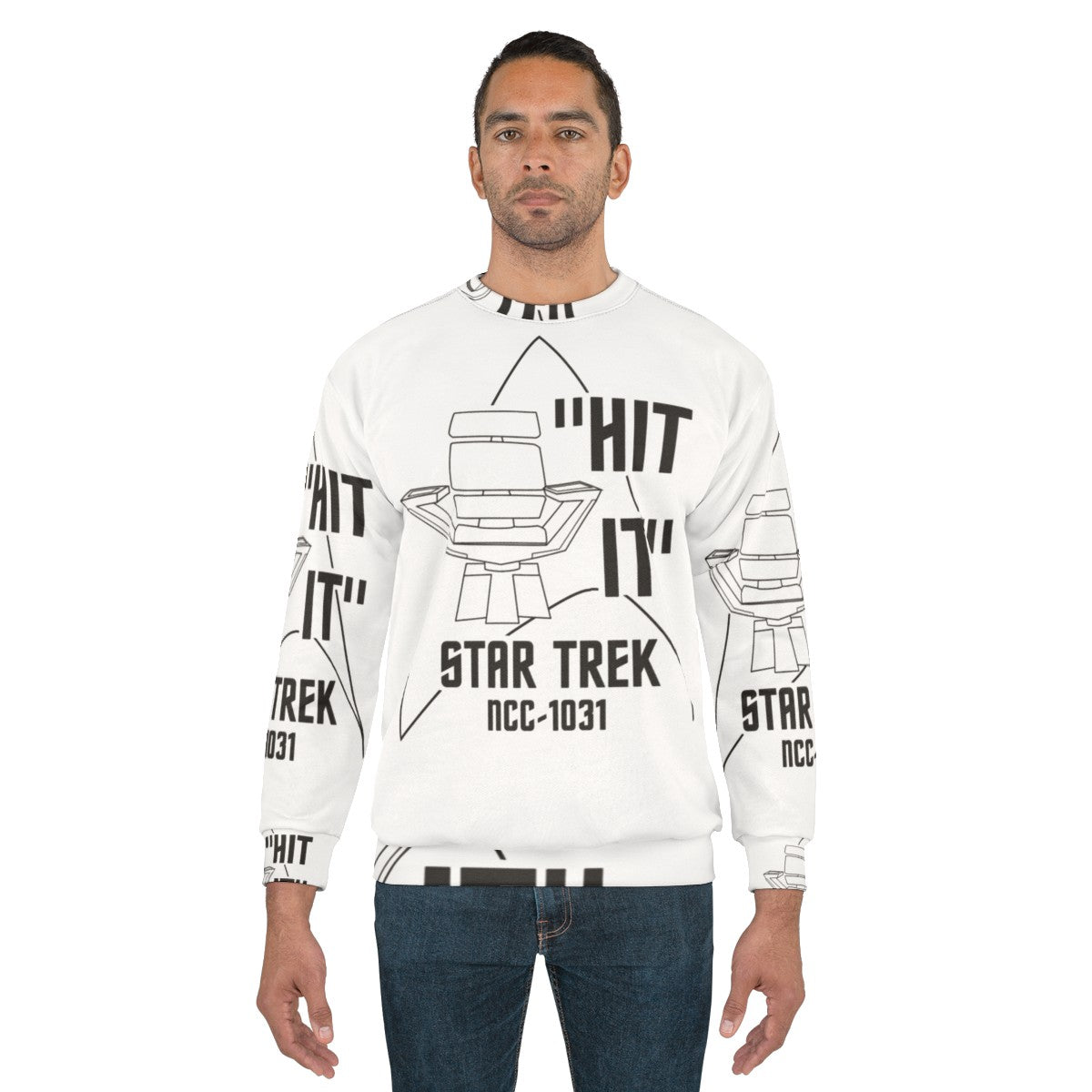 Star Trek Discovery Captain Christopher Pike Sweatshirt - men