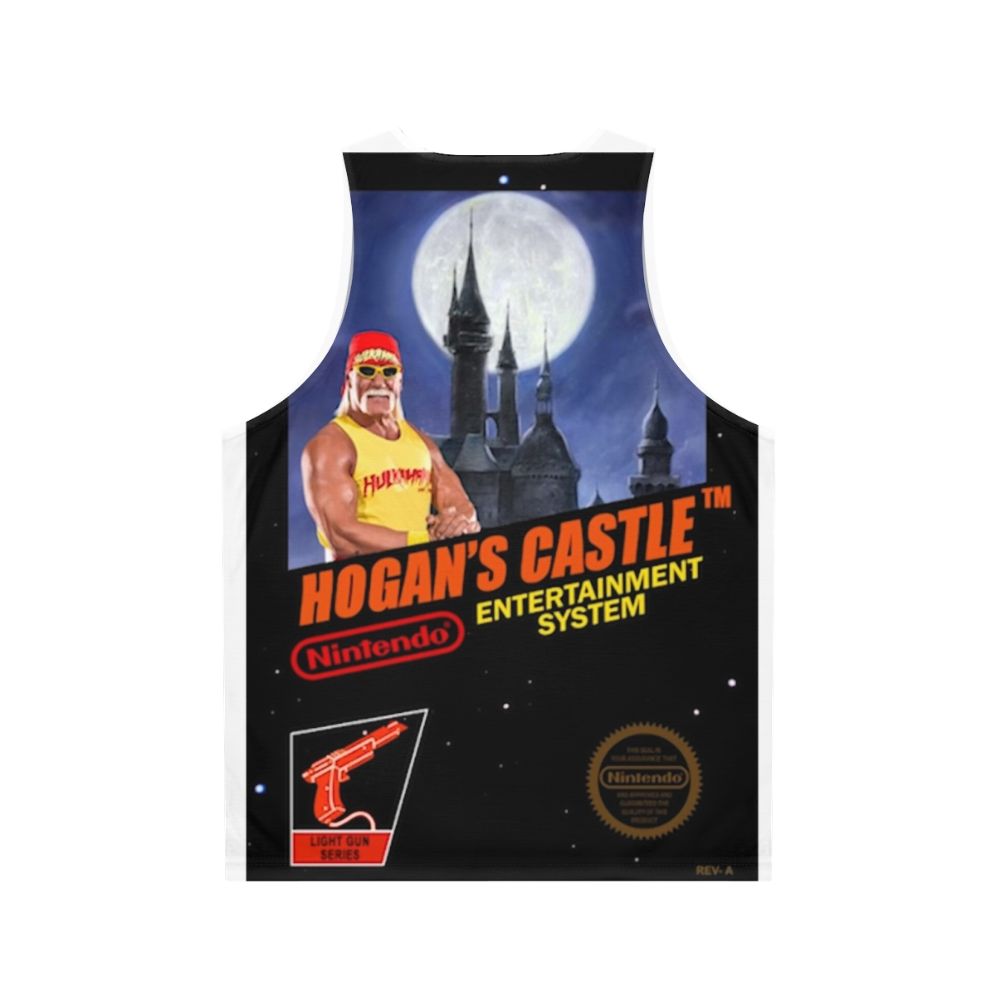 Unisex tank top with Hogans Castle and Beeg Beeg Yoshi design - Back