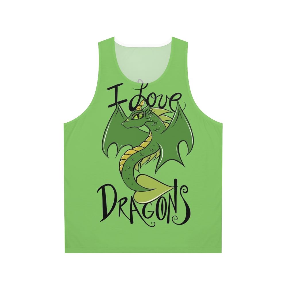 Unisex I Love Dragons Tank Top