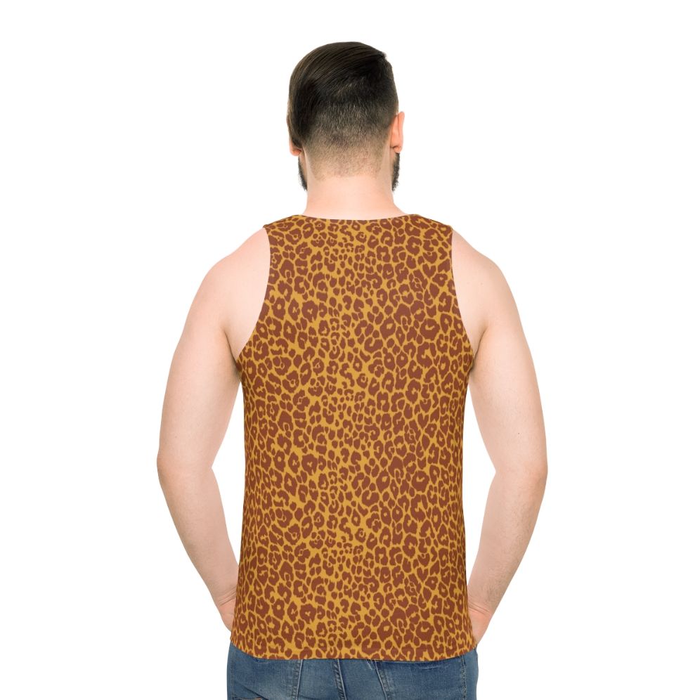 Leopard Spots Unisex Tank Top - men back