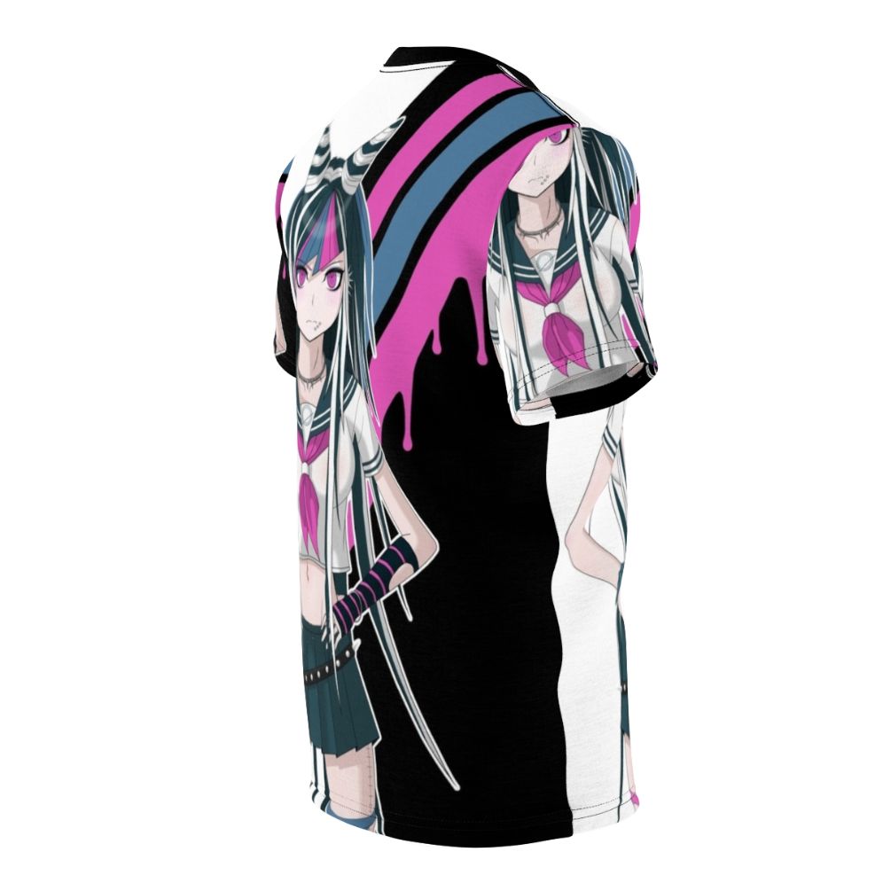 Mioda Ibuki anime-inspired graphic t-shirt with vibrant, colorful design - men right