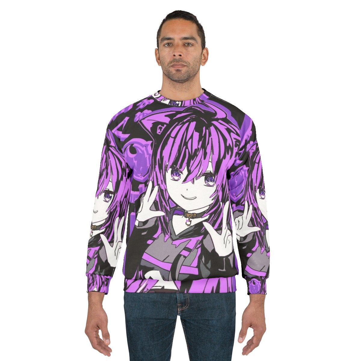 Hololive Gamers Nekomata Okayu Anime Inspired Sweatshirt - men